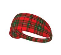Fasce per capelli da allenamento con motivo tartan Clan MacAulay, elastiche antiscivolo per uomo e donna.