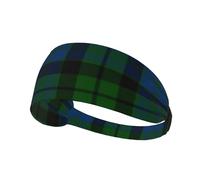 Fasce per capelli da allenamento con motivo tartan Clan Mackay, elastiche antiscivolo per uomo e donna.