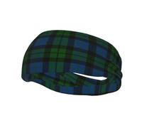 Fasce per capelli da allenamento con motivo tartan Clan Mackay, elastiche antiscivolo per uomo e donna.
