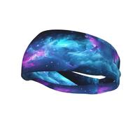 Fasce per capelli da allenamento Galaxy Space2 per donna, fasce sportive antiscivolo per capelli da donna, fasce assorbenti per il sudore, fasce elastiche morbide per uomo e donna, accessori moda per