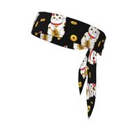 Fasce per capelli da annodare, fascia elastica per lo sport, fascia antisudore per yoga e allenamento