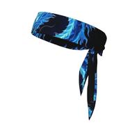 Fasce per capelli da annodare, fascia elastica per lo sport, fascia antisudore per yoga e allenamento