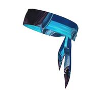 Fasce per capelli da annodare, fascia elastica per lo sport, fascia antisudore per yoga e allenamento