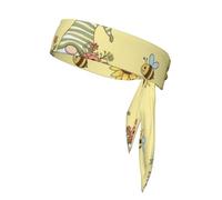 Fasce per capelli da annodare, fascia elastica per lo sport, fascia antisudore per yoga e allenamento