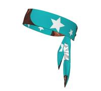 Fasce per capelli da annodare, fascia elastica per lo sport, fascia antisudore per yoga e allenamento