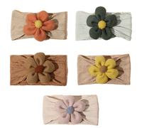 Fasce per capelli da bambina con design floreale, set dai colori vivaci, compatibili con i momenti speciali della tua bambina, compatibili c