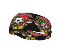 Fasce per capelli da calcio Spagna 2026 per uomo e donna | Tessuto traspirante per mantenerti fresco, controllo del sudore per un comfort ottimale, vestibilità elegante per corsa, palestra e yoga
