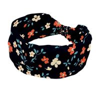 Fasce per capelli da donna colorate con motivo floreale floreale elastico per capelli, accessori per capelli, ampia e morbida, per yoga, allenamento, sport, corsa, viaggi