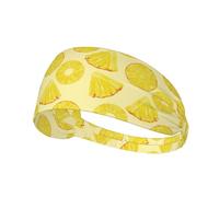 Fasce per capelli da donna, con ananas, carine e cave, fascia per il sudore, traspirante, per sport, corsa, atletica, yoga, palestra