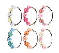 Fasce per capelli da donna da sposa corone di fiori per forniture per feste di nozze ghirlande floreali corone corona per capelli fasce floreali
