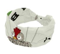 Fasce per capelli da donna, divertente pollo, con scritta "I Belive I Can Fly" alla moda, fascia elastica per la testa, fascia per la testa elastica per il sudore, per sport, allenamento, turbante