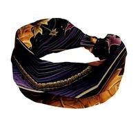 Fasce per capelli da donna, fasce larghe per capelli per Halloween, cappello da strega, fascia elastica per capelli, accessori per capelli intrecciati