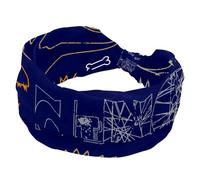 Fasce per capelli da donna, fascia per allenamento yoga, fascia elastica per capelli, semplici tratti di ossa di dinosauro, fascia morbida per capelli, turbante alla moda