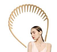 Fasce per capelli da donna, fascia per il viso Fascia per capelli con | Fasce per la cura della pelle Cerchietto per capelli acco Beige