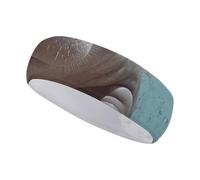 Fasce per capelli da donna, fascia sportiva con stampa di un simpatico ippopotamo, fascia per capelli da allenamento, fascia per capelli per yoga, bici, ciclismo, basket