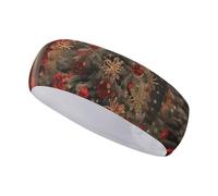 Fasce per capelli da donna, fascia sportiva natalizia, fascia stampata per allenamento, fascia per capelli per yoga, bici, ciclismo, basket