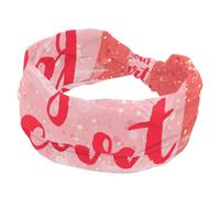 Fasce per capelli da donna, Follow Your Heart Lettera, yoga, allenamento, fascia elastica per capelli, morbida fascia per capelli, turbante alla moda