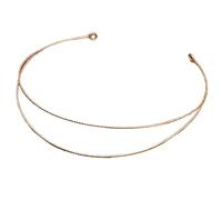 Fasce per capelli da donna in metallo sottile con struttura in filo metallico