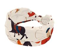 Fasce per capelli da donna intrecciate con croce, morbide fasce per capelli da cowboy del selvaggio West Cowboys da uomo, fascia elastica larga, accessorio per capelli