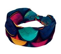 Fasce per capelli da donna, intrecciate, incrociate, sportive, antiscivolo, per ragazze, squame di sirena, yoga, allenamento, sudore