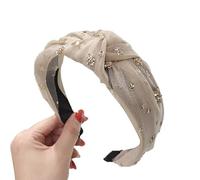 Fasce per capelli da donna, larghezza 4 cm, antiscivolo, tinta unita, nodi larghi, per sport quotidiano, accessori per capelli da donna, accessori per capelli da donna, accessori per capelli