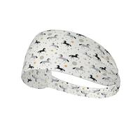 Fasce per capelli da donna, minimalista, a pois, per il sudore, per capelli, traspirante, per sport, corsa, atletica, yoga, palestra