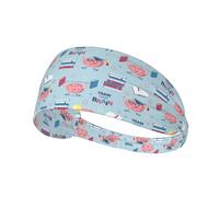 Fasce per capelli da donna, per allenamento cerebrale, elastiche, antiscivolo, per capelli, per donne, traspirante, per sport, corsa, atletica, yoga, palestra, tennis