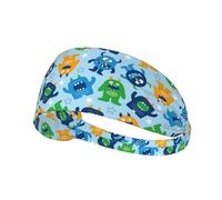 Fasce per capelli da donna per allenamento, motivo mostro dei cartoni animati, fascia per capelli da donna, traspirante, per sport, corsa, atletica, yoga, palestra