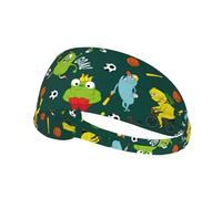 Fasce per capelli da donna, per sport, sport, mostro, elastiche, per il sudore, per sport, corsa, atletica, yoga, palestra, tennis