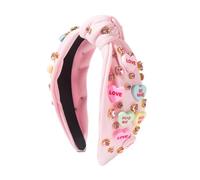 Fasce per capelli da indossare tutti i giorni Copricapo alla moda sofisticato annodato Fasce per capelli alla moda accessorio per San Valentino
