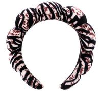 Fasce per capelli da spa per il trucco e la cura della pelle, per lavare viso o viso, fasce per capelli in tessuto per la rimozione del trucco e il trattamento della pelle (leopardo)