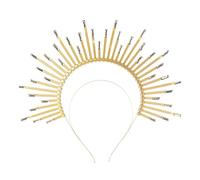 Fasce per capelli della dea a doppio strato Accessori per capelli alla Fascia per le vacanze Decorazione per ballo fine anno Fascia per capelli per matrimoni Prom Festival Fascia alla