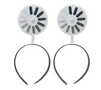 Fasce per capelli divertenti, clip con simboli di caricamento, eleganti per donne e ragazze, da indossare tutti i giorni, eventi dal , festival, feste, trucco, sfilate, vacanze