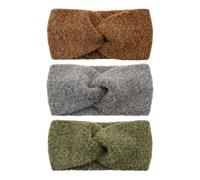 Fasce per capelli divertenti con fiocco spesso lavorato a maglia per sci invernale escursionismo attività all'aperto puntelli fotografici ti tengono al caldo, comodi da indossare tutti i giorni