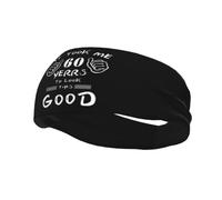 Fasce per capelli Fascia per il sudore Happy 60th Birthday per donna Uomo-Fasce per il sudore sportive per fitness sportivo-100