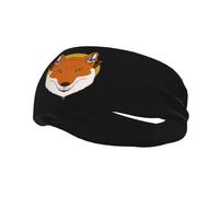 Fasce per capelli Fox Head da uomo e da donna, antiscivolo, traspiranti, per palestra, basket, yoga
