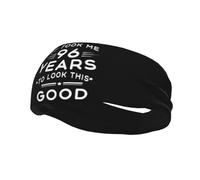 Fasce per capelli Happy 96th Birthday Fascia per donna Uomo-Fascia per yoga Fascia elastica per capelli larga per sport Fitness