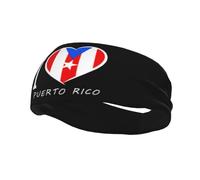 Fasce per capelli I Love Puerto Rico Fascia per il sudore da donna Uomo-Fasce per il sudore da yoga per lo sport Fitness-3