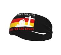Fasce per capelli "I Stand for Theany Flag" e "I Kneel for The Cross" per uomo e donna, antiscivolo, traspiranti, per palestra, basket, yoga.