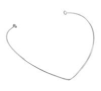 Fasce per capelli in metallo con base sottile e semplice fascia per capelli in filo metallico fermagli corona diademi telaio artigianato fai da te