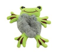 Fasce per capelli in peluche a forma di cartone animato, accessori per capelli con disegni giallo anatra panda O3O8 Scrunchies giocattolo animale mucca piccolo coniglio