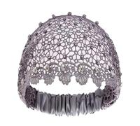 Fasce per capelli in pizzo da donna con occhielli strass elastico vintage | Fasce extra larghe in pizzo per feste, tempo libero, vacanze, matrimoni