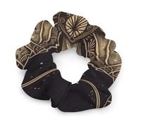 Fasce per capelli in raso da donna, con stampa falena, elastici per capelli alla moda, per tutte le acconciature, accessori per capelli morbidi e resistenti