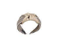 Fasce per capelli intrecciate, di alta classe, con un piccolo fermaglio profumato per capelli, fascia per capelli dal temperamento dolce (kaki)