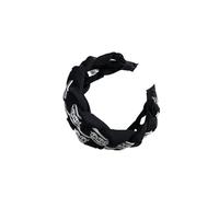 Fasce per capelli intrecciate, di alta on un senso di piccolo profumo, fermaglio per capelli dal temperamento dolce (nero)