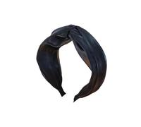 Fasce per capelli intrecciate, di alta on un senso di piccolo profumo, fermaglio per capelli dal temperamento dolce (nero)