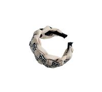 Fasce per capelli intrecciate, di alta classe, con un tocco di piccolo profumo, fermaglio per capelli dal temperamento dolce (bianco)