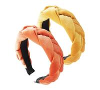 Fasce Per Capelli Intrecciate In 2 Pezzi, Fasce Per Capelli In Velluto, Fasce Per Capelli Retrò, Fasce Per Capelli Semplici E Alla Moda, Accessori Per Capelli, Accessori Per Capelli Da Donna