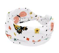 Fasce per capelli larghe elasticizzate con farfalla colorata con fiore, fasce per capelli da donna, fasce per capelli alla moda, fascia per la testa per yoga, allenamento, accessori per capelli