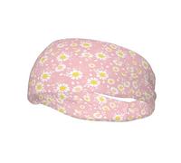 Fasce per capelli leopardate a forma di cuore rosa per donna, fascia per il trucco antiscivolo, fascia per lo sport, fascia elastica per il sudore, fasce larghe alla moda per donna, fasce per la testa